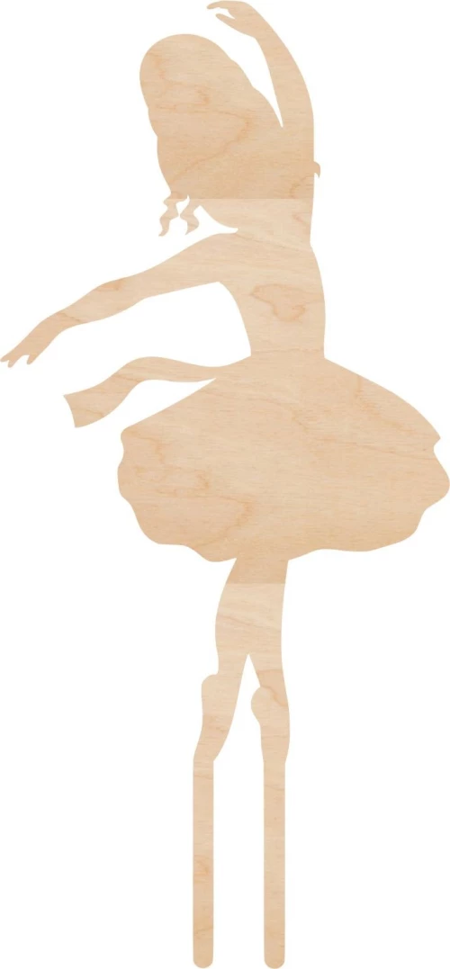 Cake Topper Ballerina 1 ΞΥΛΟ