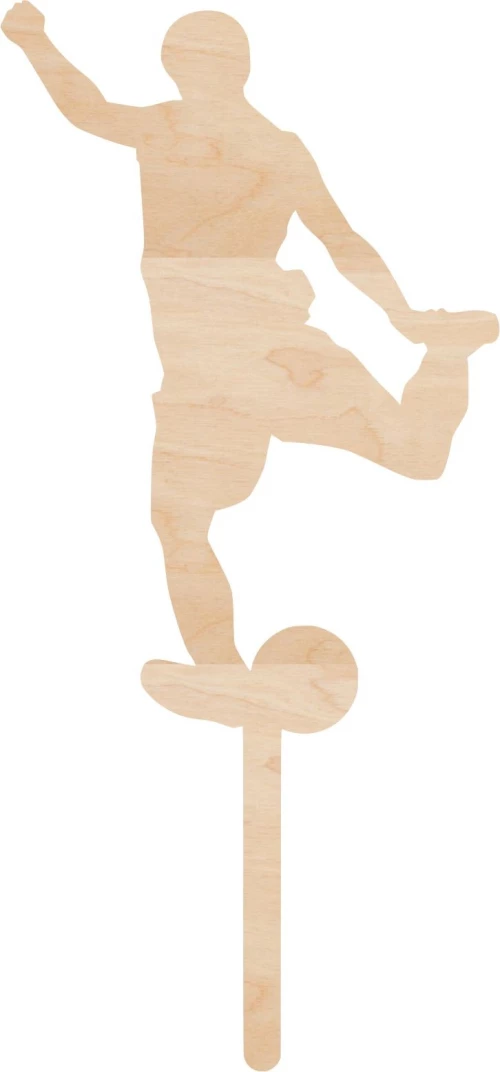 Cake Topper football 3 ΞΥΛΟ