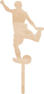 Cake Topper football 3 ΞΥΛΟ