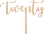 Cake Topper Twenty ΞΥΛΟ