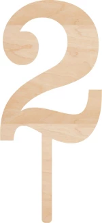 Cake Topper 2 ΞΥΛΟ
