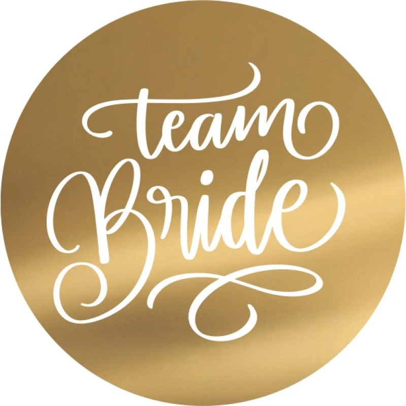 Disc Topper Team Bride 12 τμχ ΡΟΖ ΚΑΘΡΕΠΤΗΣ