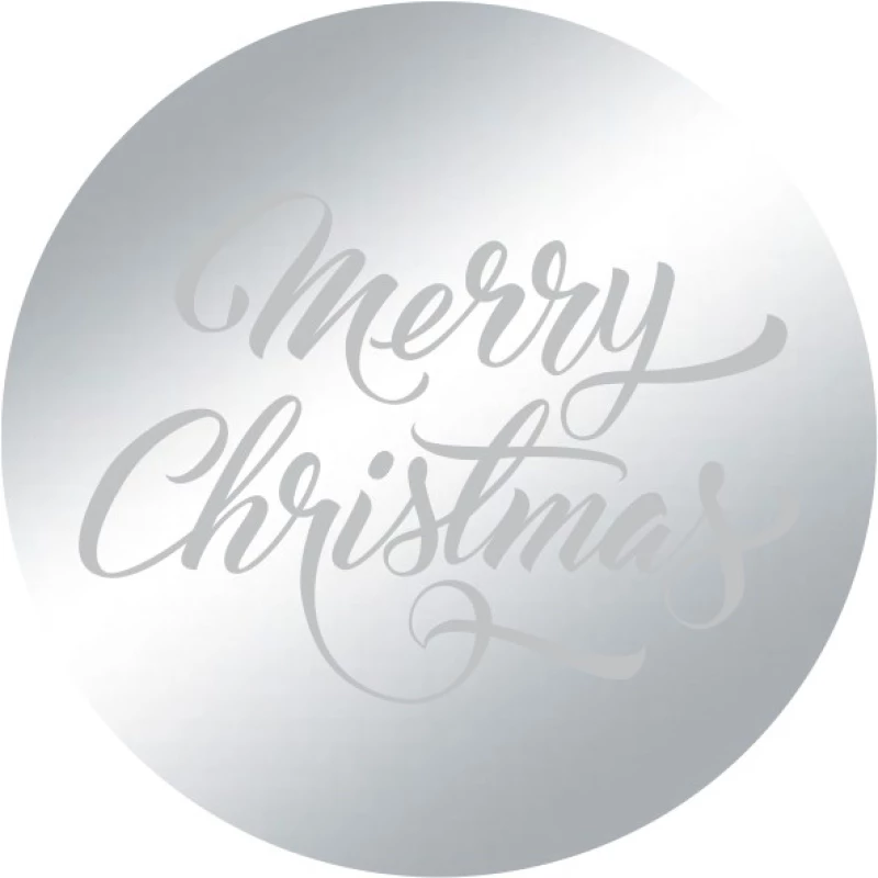 Disc Topper Merry Christmas v1 12 τμχ ΧΡΥΣΟ ΚΑΘΡΕΠΤΗΣ
