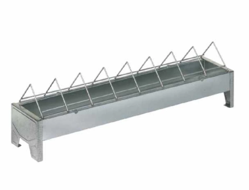 Μεταλλική μεγάλη ταίστρα 100cm για κότες,πάπιες,περιστέρια κ.α.