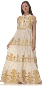 Φόρεμα Naxos Champagne-Gold