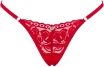 OBSESSIVE - LACELOVE THONG RED