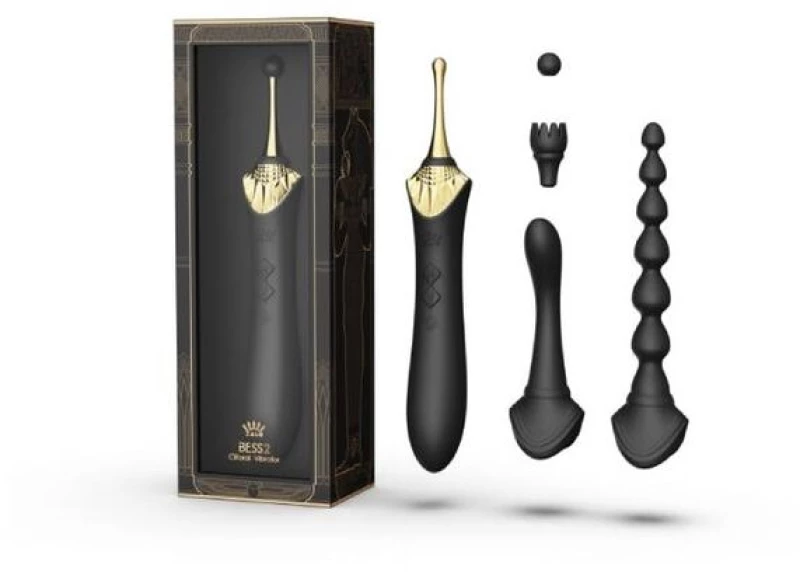 ZALO - BESS 2 CLITORAL MASSAGER BLACK