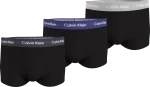 Ανδρικά boxer Calvin Klein - Μαύρο με χρωματιστό λάστιχο - 3 pack