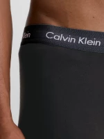 Ανδρικά boxer Calvin Klein - Μαύρο με χρωματιστό λάστιχο - 3 pack