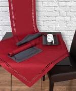 σουπλά bg18 κόκκινο/ανθρακί Silk Fashion
