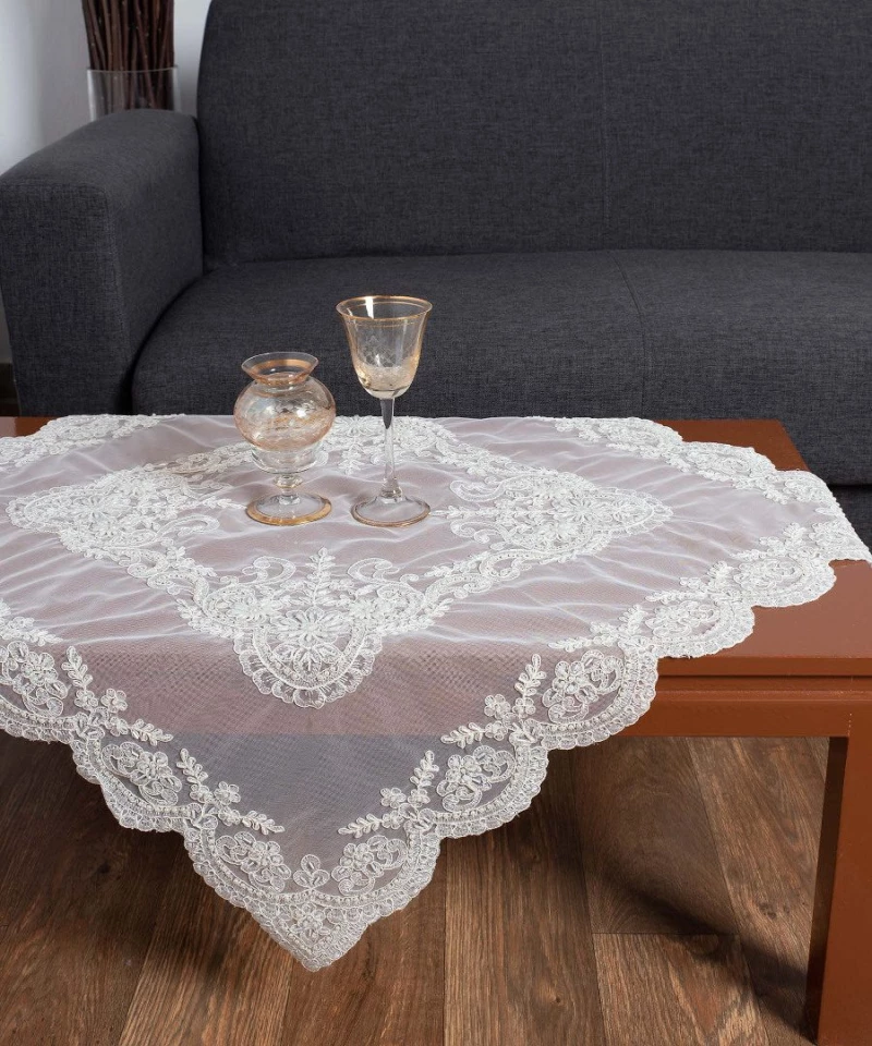 πετσετάκι (50cm X 50cm) YL12A-176 ivory Silk Fashion
