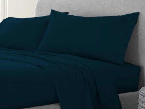 Σετ Σεντόνια Κυπαρισσί 100% Βαμβακερά Reactive One Color Γαρύφαλλο - 200x260, Χωρίς Λάστιχο