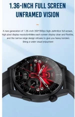 XO Watch3 Pro, Smart Watch, 1,36”with Call Function