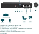 TP-LINK VIGI NVR1008H-8MP Καταγραφικό 8 καναλιών με 8 θύρες PoE+
