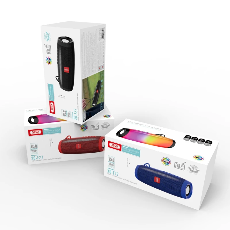XO F27 Ηχείο Bluetooth 10W με Ραδιόφωνο USB/TF/AUX, Μπλε