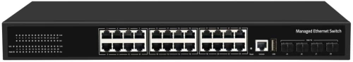 CUDY GS5024S4 24-PORT LAYER 3 MANAGED GIGABIT SWITCH WITH 4 10G SFP SLOTS