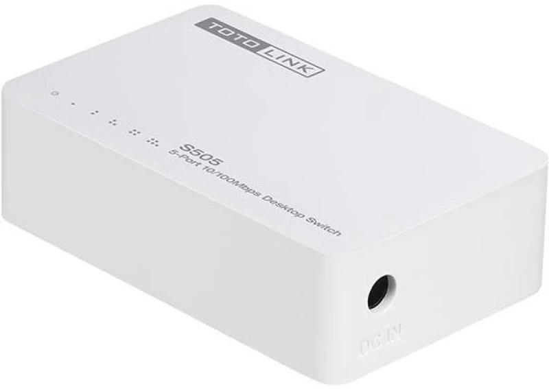 TOTOLINK 5-Port 10/100Mbps Desktop Switch.
