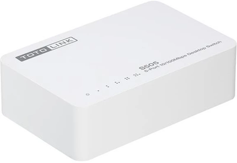 TOTOLINK 5-Port 10/100Mbps Desktop Switch.