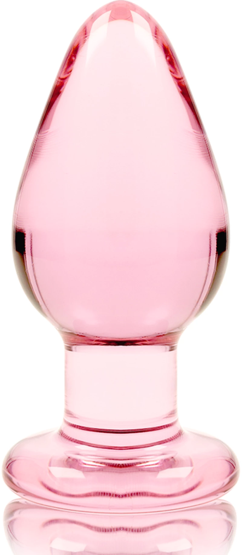 NEBULA SERIES BY IBIZA' - MODEL 3 ANAL PLUG BOROSILICATE GLASS 11 X 5 CM PINK