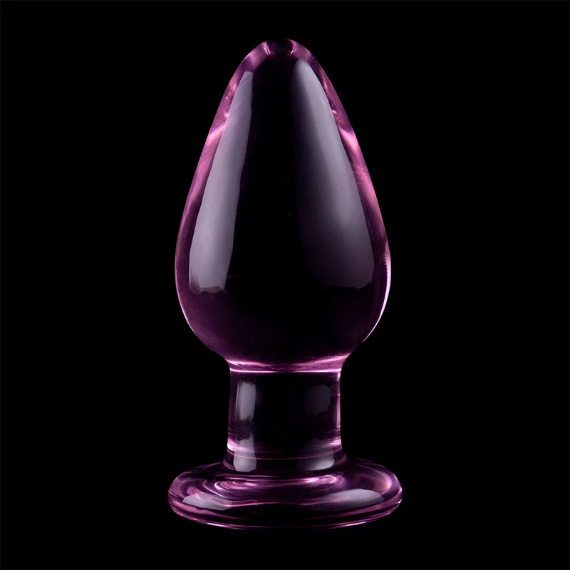 NEBULA SERIES BY IBIZA' - MODEL 3 ANAL PLUG BOROSILICATE GLASS 11 X 5 CM PINK