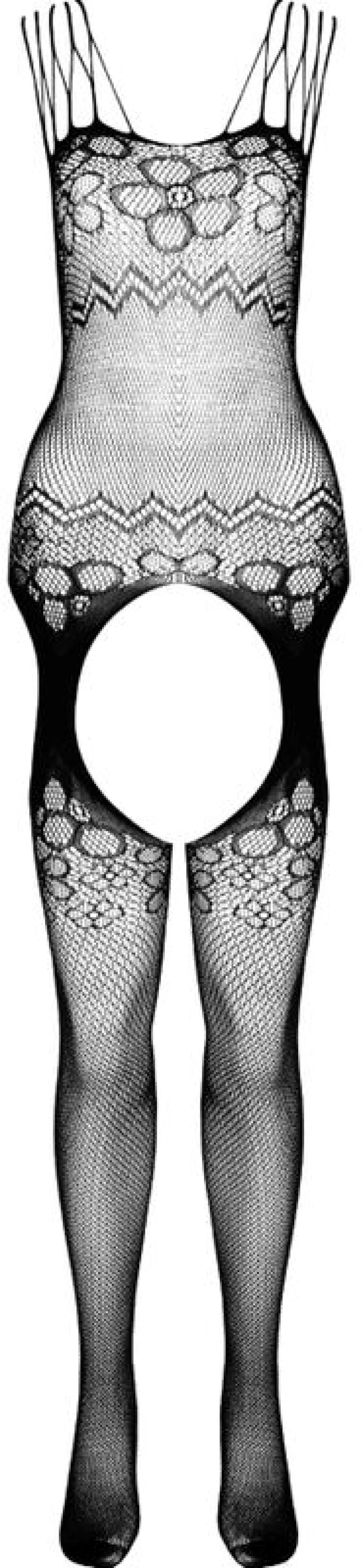 PASSION - ECO COLLECTION BODYSTOCKING ECO BS004 BLACK