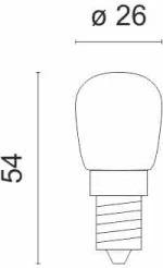 Spotlight Λαμπτήρας LED 1.5W 80LM E14 4000K (5713)