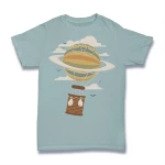 Air Baloon Saturn Tshirt Μπλε