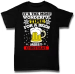 Χριστουγεννιάτικο Tshirt-131649 Μαύρο