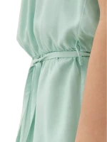S.OLIVER Τυρκουάζ αμάνικο φόρεμα 2132725-6092 Pastel Turquoise