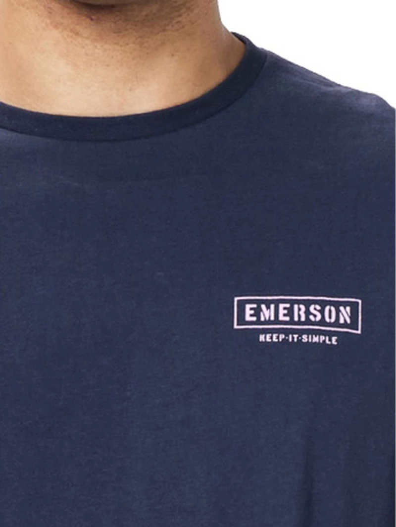 EMERSON Ανδρικό μπλέ μακρυμάνικη μπλούζα 202.em31.07 Navy Blue ..