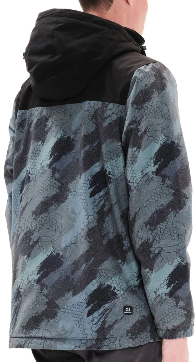EMERSON Ανδρικό αντιανεμικό μπουφάν 222.EM10.26 PR308 OLIVE/BLACK ..