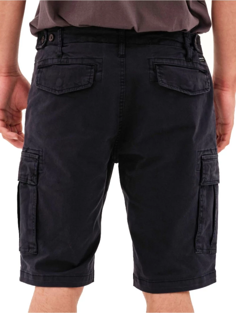 EMERSON Ανδρική ελαστική cargo βερμούδα 231.EM47.95 NAVY BLUE
