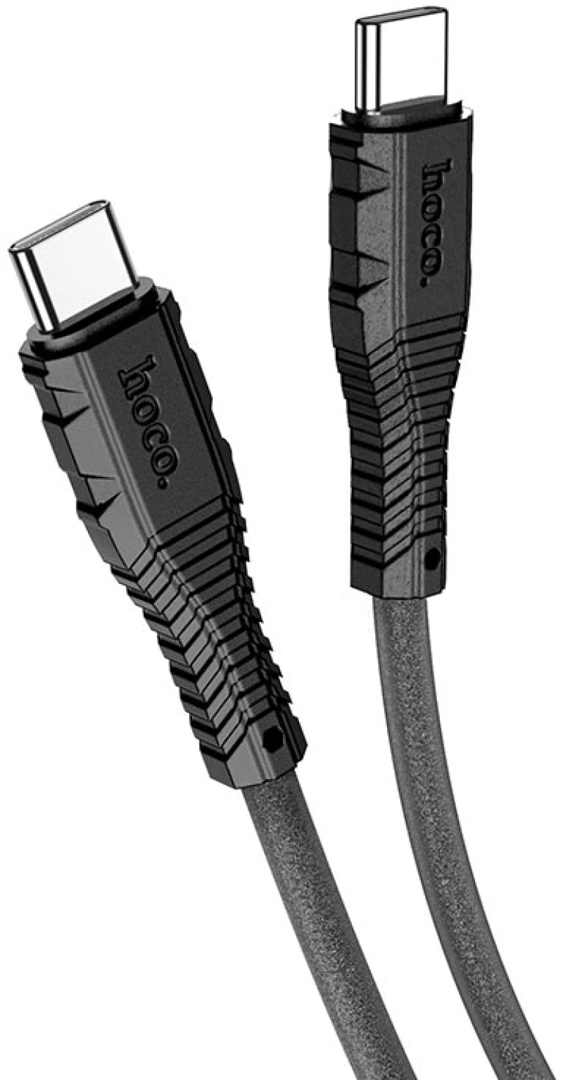 HOCO X67 Nano 60W Καλώδιο USB Type-C σε USB Type-C 1m, Μαύρο