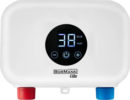 Bormann Elite Btw3500 Επιτοιχιος Ταχυθερμοσιφωνας Μπανιου -Κουζινας Ηλεκτρικος Μονοφασικος 6kw, Ipx4 , με Ψηφιακη Οθονη 063445 έως 12 Άτοκες Δόσεις