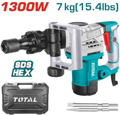 TOTAL ΕΠΑΓΓΕΛΜΑΤΙΚΟ ΣΚΑΠΤΙΚΟ - ΚΑΤΕΔΑΦ. SDS-HEX 1.300W / 20J (TH2130016) ως 12 Άτοκες Δόσεις