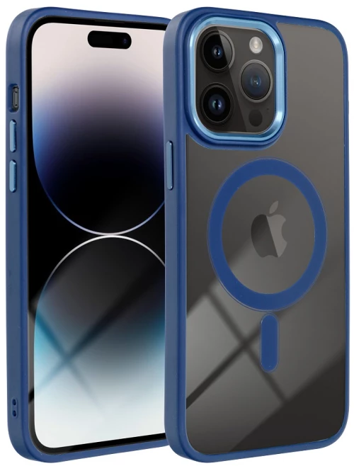 APPLE iPhone 15 Pro Max - ΘΗΚΗ ΣΙΛΙΚΟΝΗΣ Mag Cover ΜΠΛΕ MA41137S-BL4 67463
