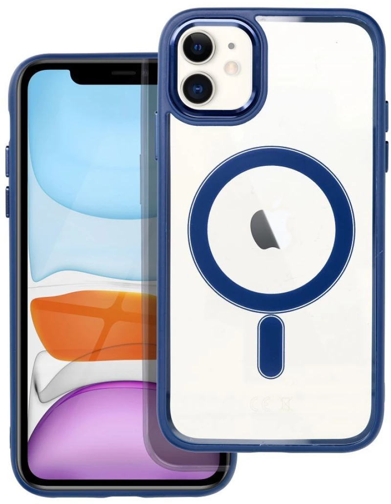 APPLE iPhone 15 Pro Max - ΘΗΚΗ ΣΙΛΙΚΟΝΗΣ Mag Cover ΜΠΛΕ MA41137S-BL4 67463
