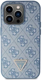 Original Case IPHONE 14 PRO MAX Guess Hardcase Crossbody 4G Metal Logo (GUHCP14XP4TDSCPB) blue