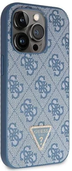 Original Case IPHONE 14 PRO MAX Guess Hardcase Crossbody 4G Metal Logo (GUHCP14XP4TDSCPB) blue