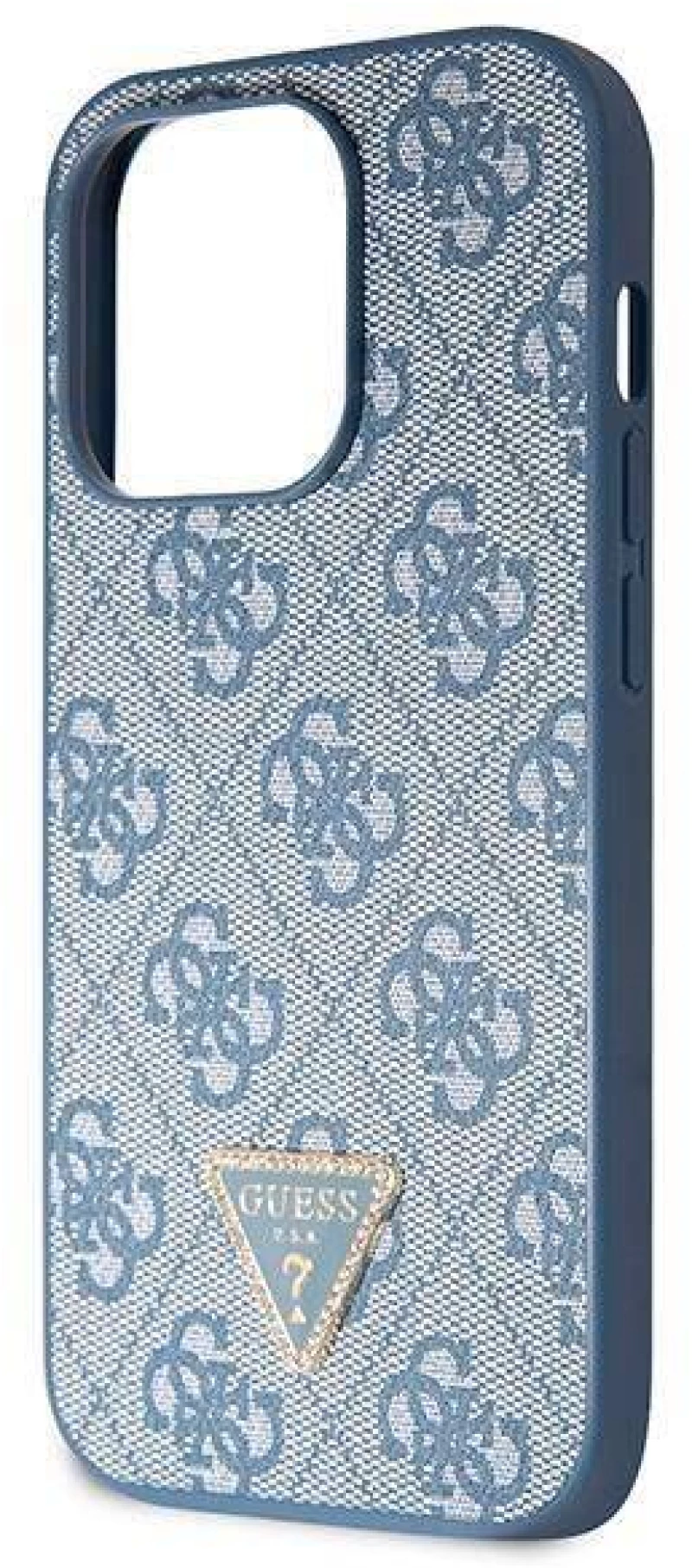 Original Case IPHONE 14 PRO MAX Guess Hardcase Crossbody 4G Metal Logo (GUHCP14XP4TDSCPB) blue