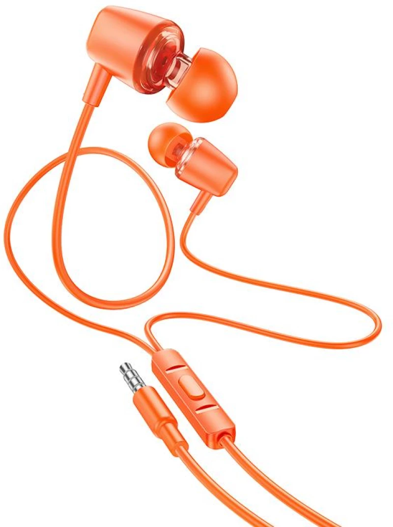HOCO M107 DISCOVERER ΑΚΟΥΣΤΙΚΑ HANDSFREE, ΠΟΡΤΟΚΑΛΙ