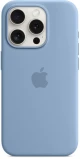 ORIGINAL APPLE SILICONE CASE MAGSAFE IPHONE 15 PRO winter blue
