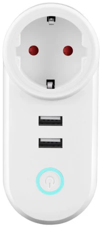 TUYA Έξυπνη υποδοχή Wi-Fi με διπλή θύρα USB