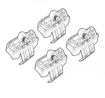 MAZDA CX-5 06/17+ KIT ΑΚΡΑ (ΠΟΔΙΑ) ΓΙΑ ΜΠΑΡΕΣ NORDRIVE N21207