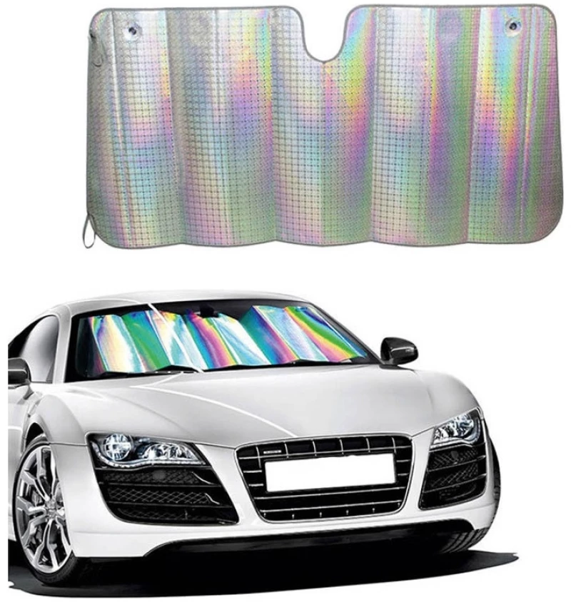 Auto Gs - Παρμπρίζ Αλουμινίου Laser Ιριδίζουσα Large 145 x70 cm 0025373