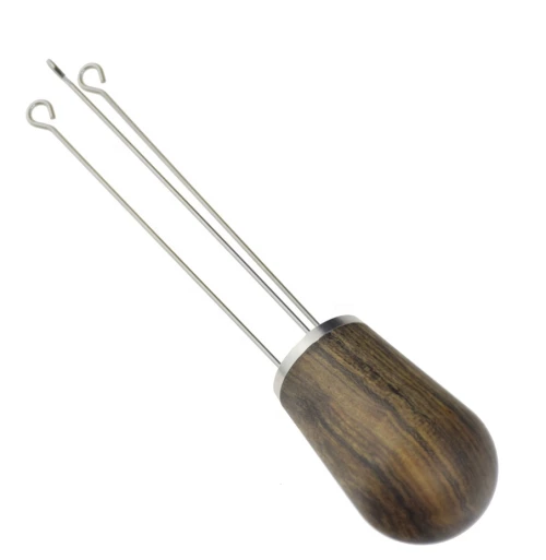 Εργαλείο Ισοκατανομής Καφέ Με Βελόνες Feggrini YE32W Walnut