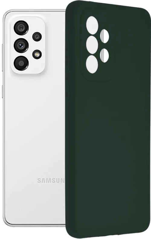 Techsuit - Soft Edge Silicone - Samsung Galaxy A73 5G - Dark Green