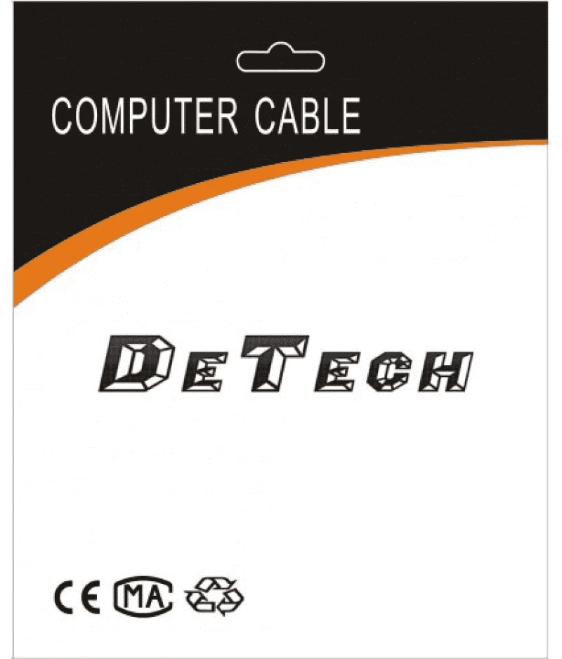 Καλώδια δεδομένων DeTech, 10τμ. Για το iPhone 5/6/7, 1,0m, λευκό - 14136
