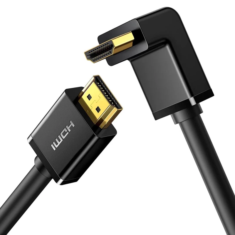Ugreen - Video Cable (10173) - HDMI to Angled HDMI, 4k@30Hz, 2m - Black