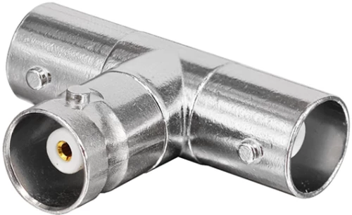 Connector DeTech, BNC F - 2xBNC F, 10pcs. - 17173
